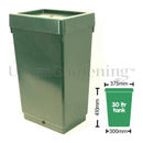 AutoPot 30 litre Tank with 6mm Grommet and Lid (Green)
