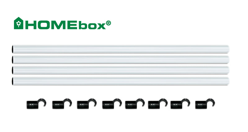 HOMEbox FixturePoles 100 mm, Ø22mm for Q100, Q100+, Q200+, Q300+ & R300+