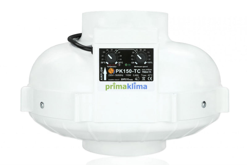 Prima Klima PK150-TC Ventilator Temperature/speed control 760m3/h 150mm